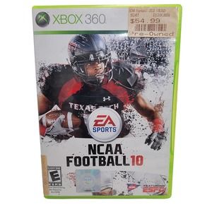 X Box 360 NCAA Football 10 With Manual Tested